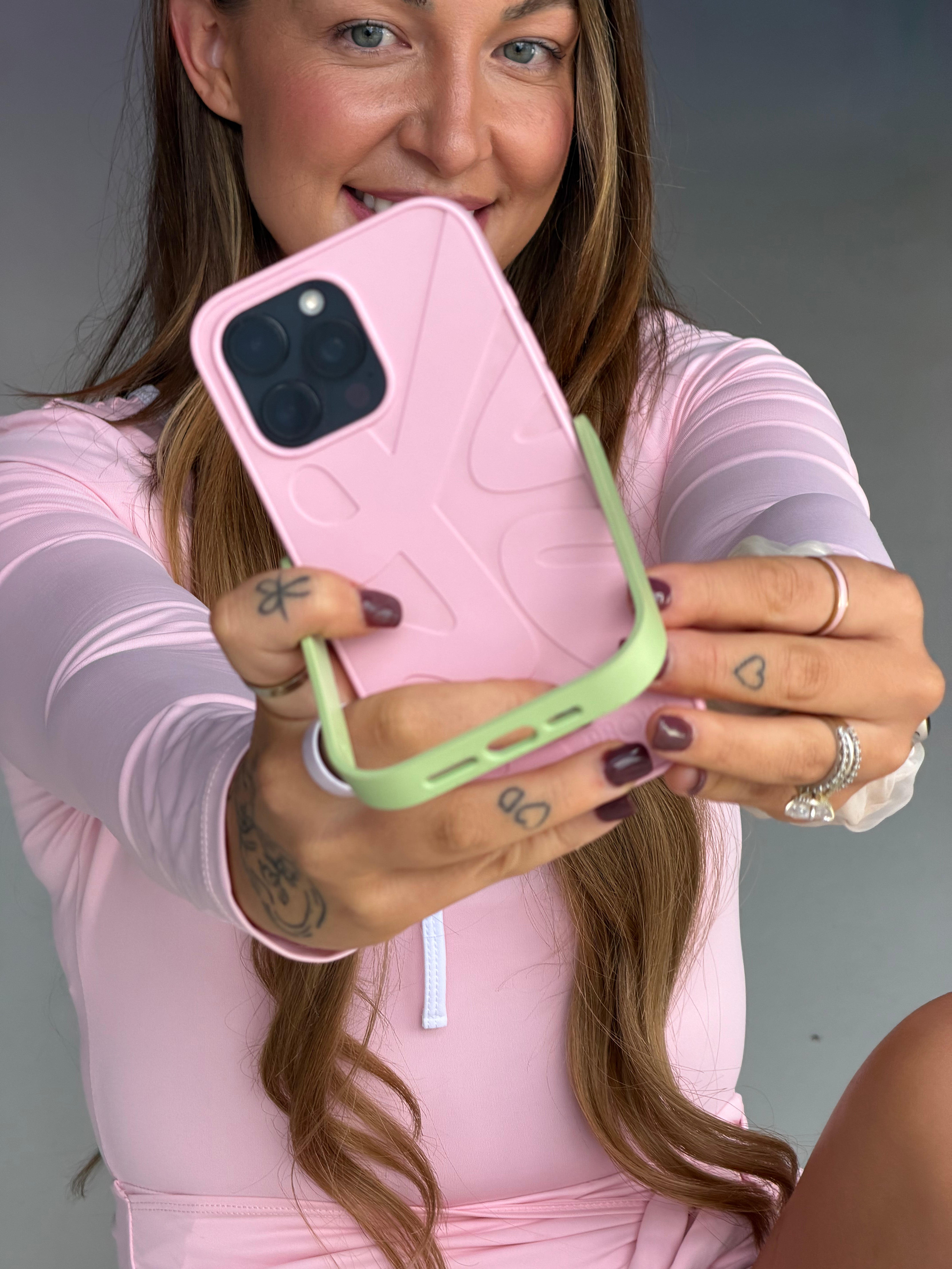 The Props iPhone 15 Pro Case - Strawberry Matcha - PRE ORDER