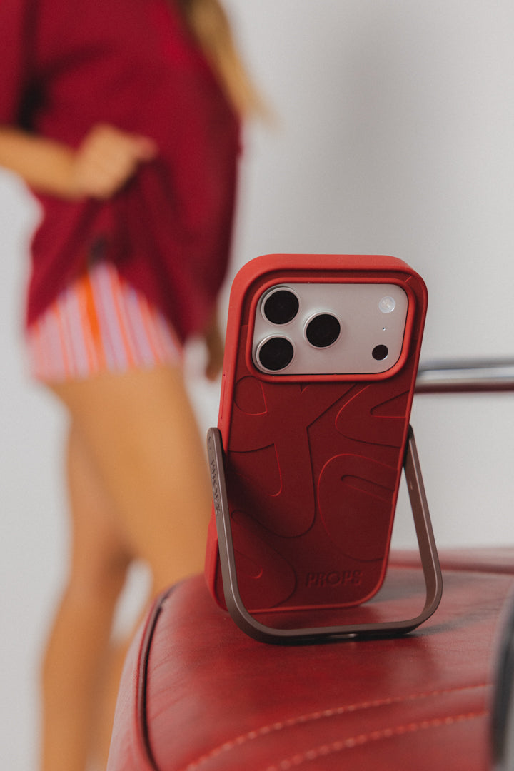 The Props iPhone 17 Pro Max Case - Cherry Berry