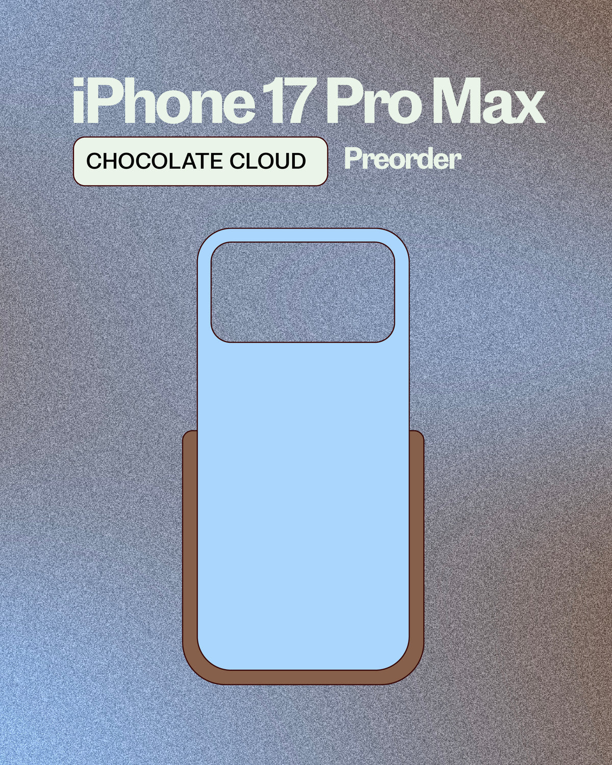 The Props iPhone 17 Pro Max Case - Chocolate Cloud