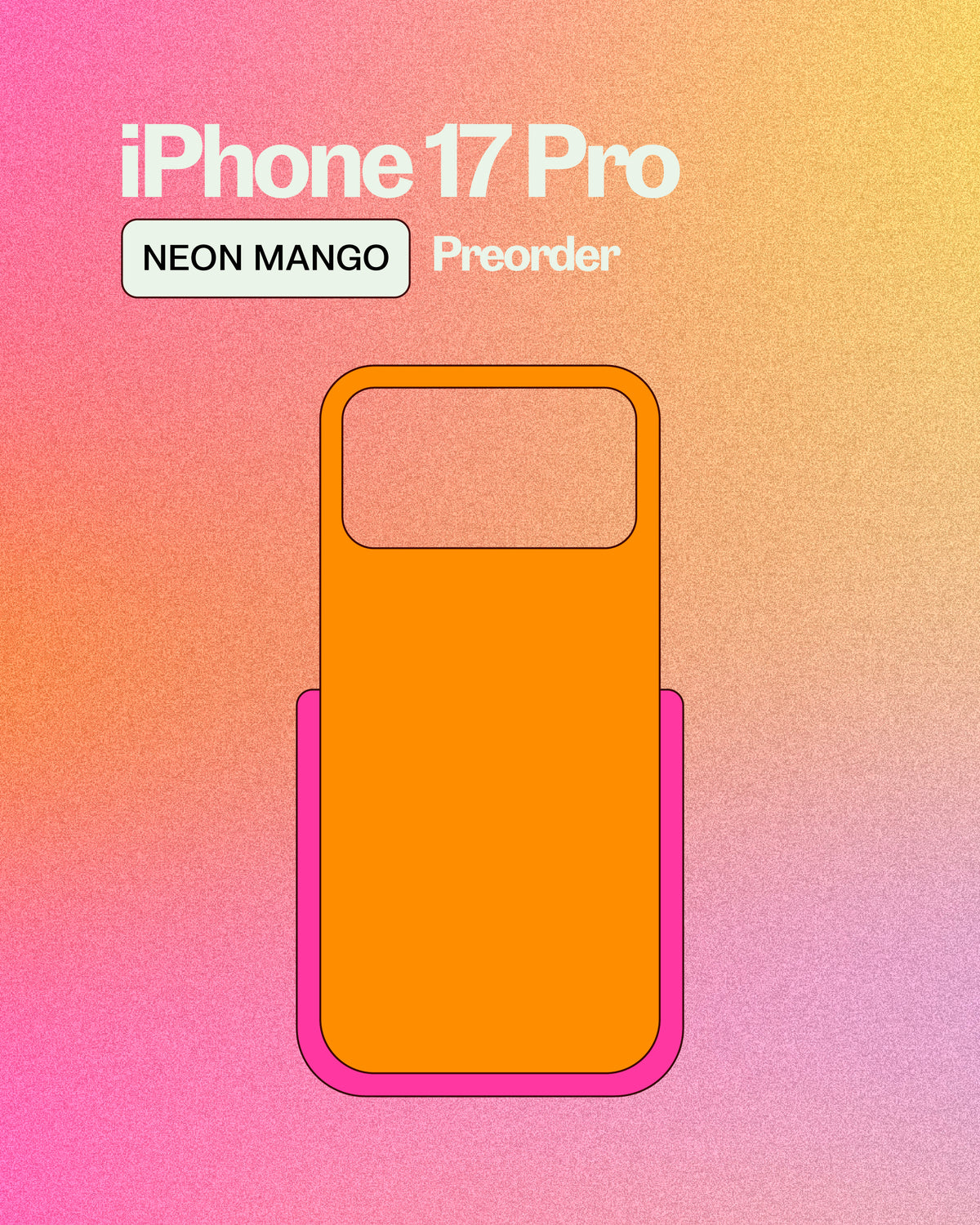 The Props iPhone 17 Pro Case - Neon Mango