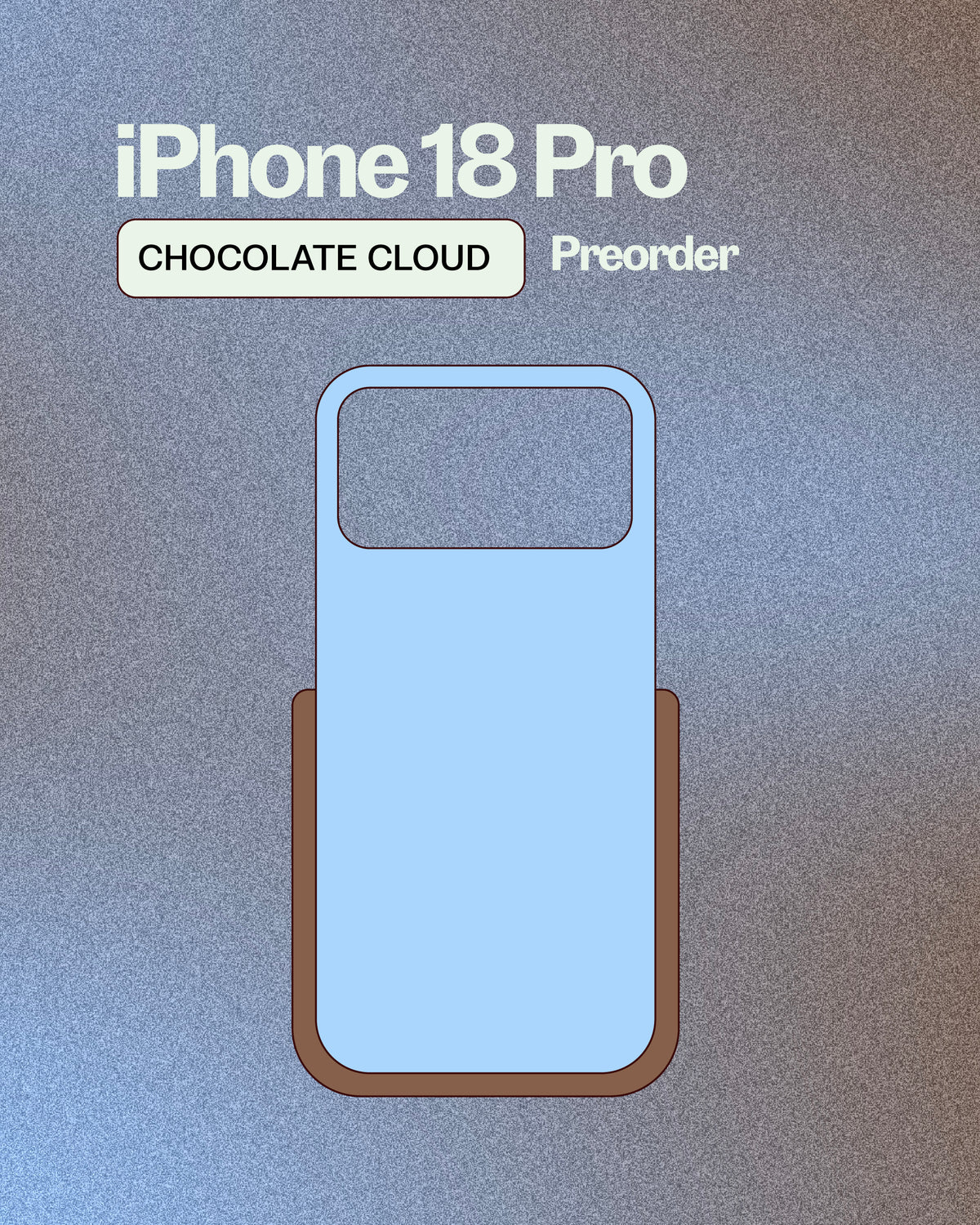The Props iPhone 18 Pro Case - Chocolate Cloud