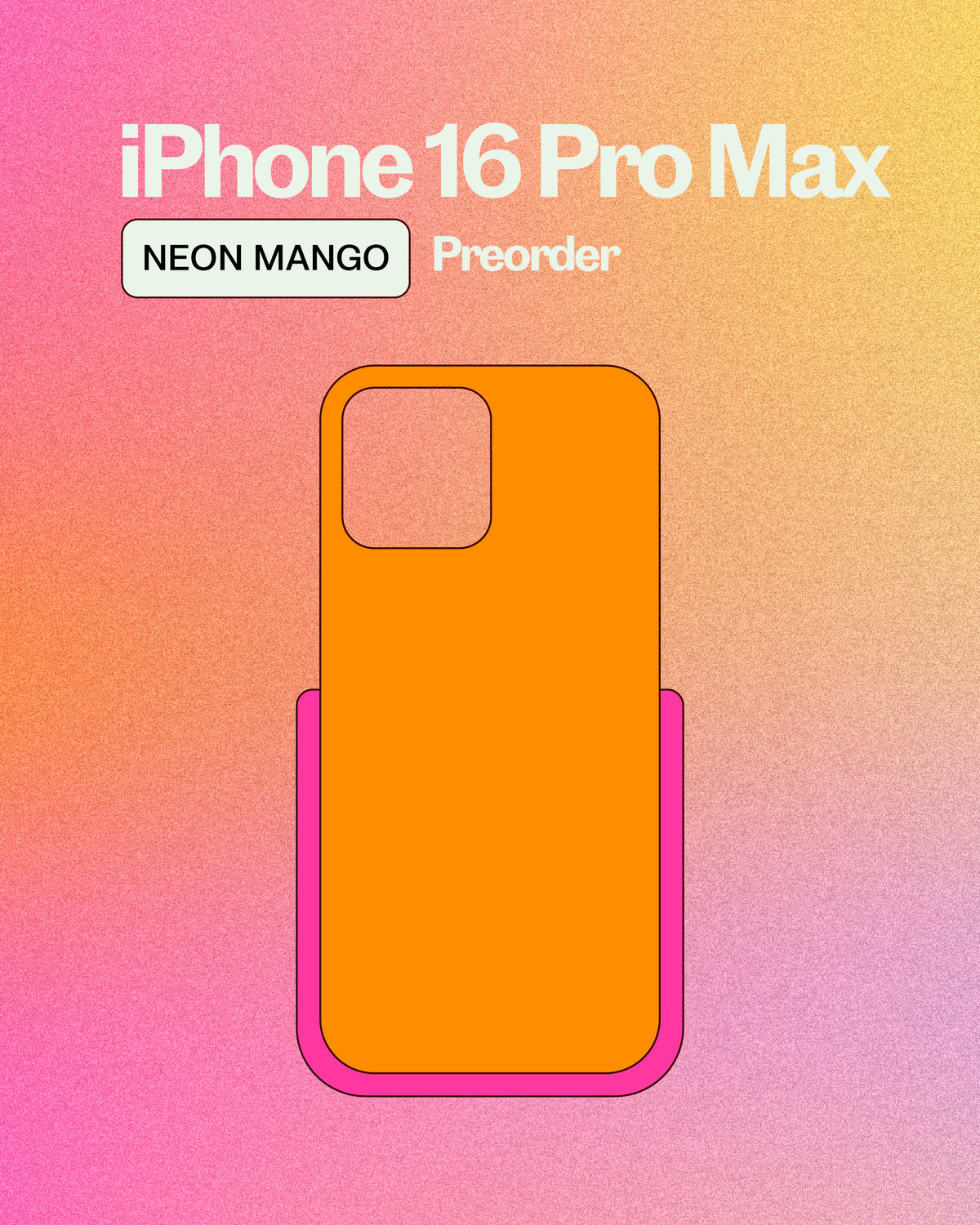The Props iPhone 16 Pro Max Case - Neon Mango