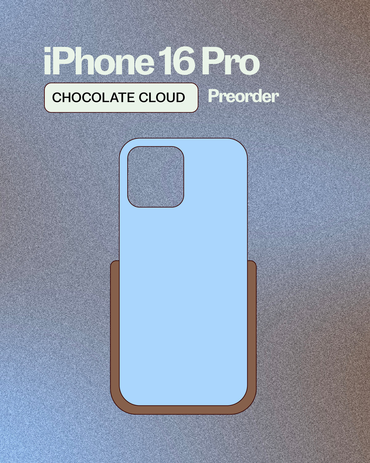 The Props iPhone 16 Pro Case - Chocolate Cloud