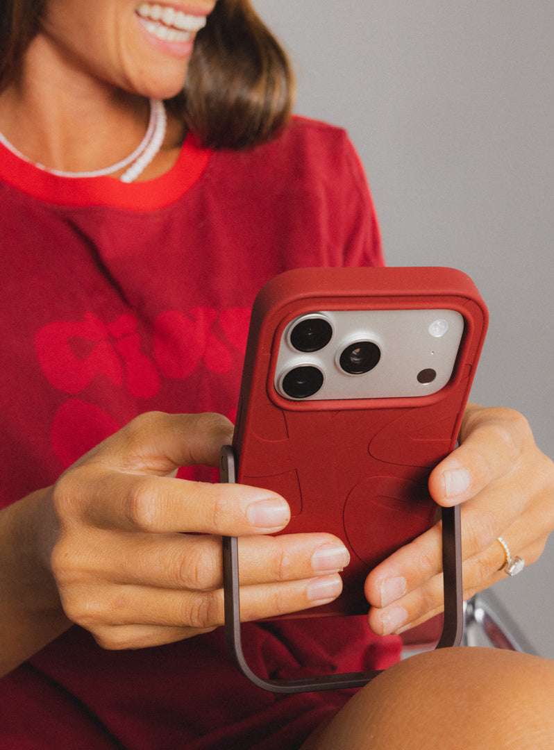 The Props iPhone 17 Pro Max Case - Cherry Berry