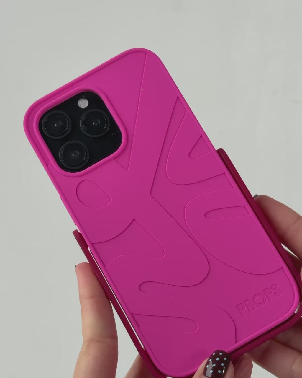 The Props iPhone 16 Pro Case - Cherry Fluff – Props Australia